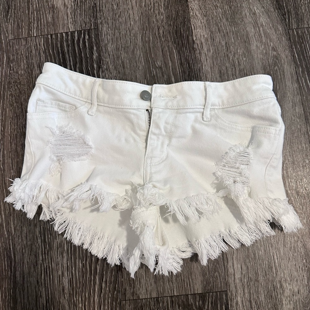 Hollister White Shorts